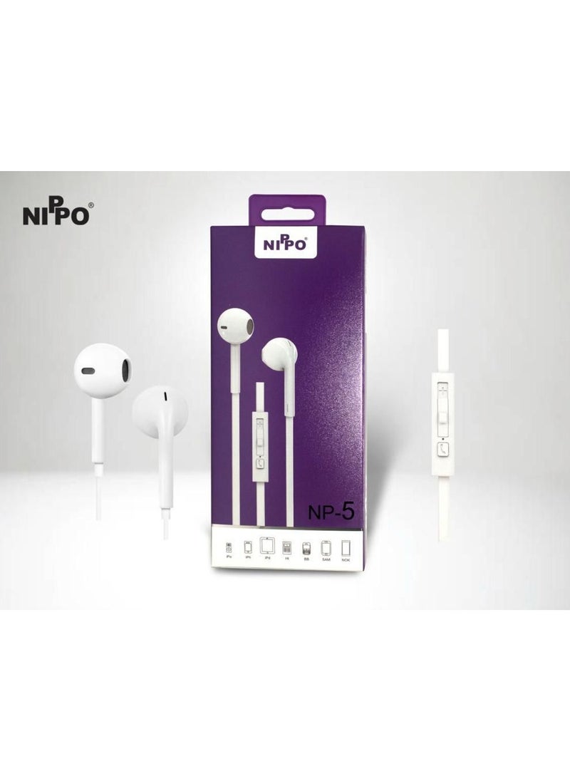 Nippo - Nippo Wired Earphone With High-quality NP-27 - Image 1