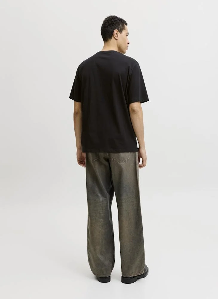 JACK & JONES Printed Crew Neck Regular fit t-shirt