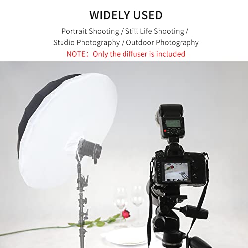 Selens 41 Inch Soft Cloth Umbrella Diffuser Compatible with 41" Photo Umbrella for Photo Studio Flash Speed Light - Image 3
