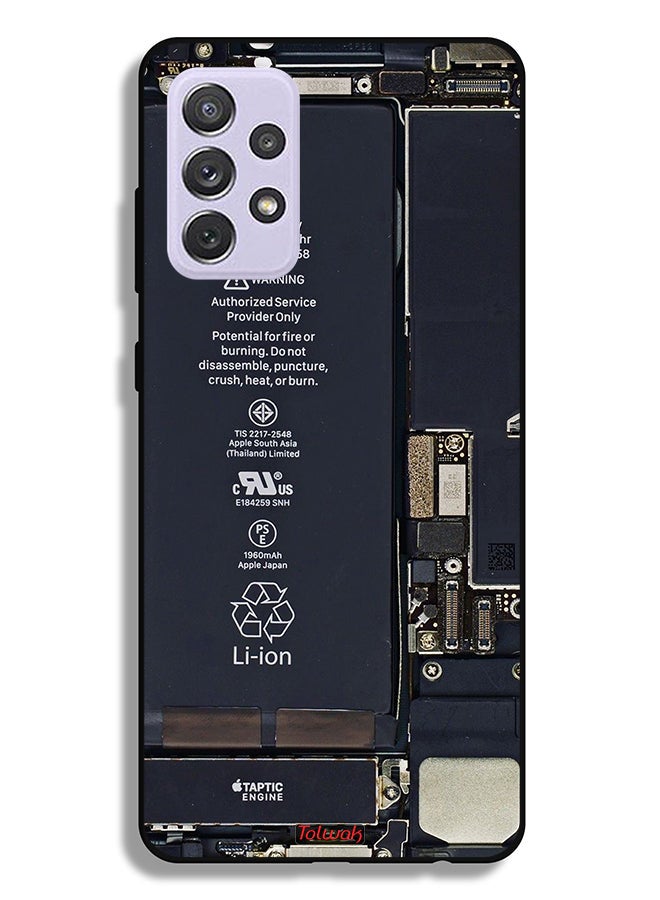 Tolwak غطاء حماية لهاتف سامسونج جالاكسي A72 5G بنمط دائرة كهربائية - Image 1