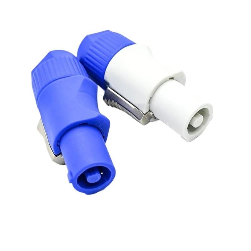 10Pcs Powercon AC Socket 20A Input Output Blue White nac3fca​ Twist Locking Connector(5 Sets Input) - Image 2