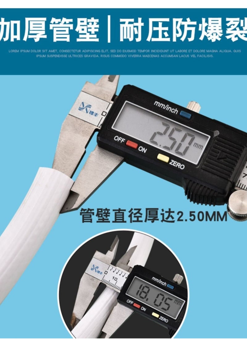 Fully automatic washing machine 1 meter water inlet pipe, pulsator drum extended water pipe made of PVC material, explosion-proof, crack-proof and flexible bending.