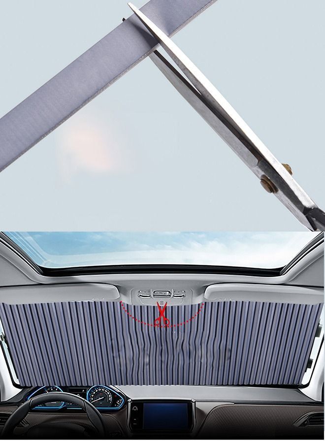 Foldable Car Window Sun Shade For Windshield SUV Truck Sunshade - Image 4