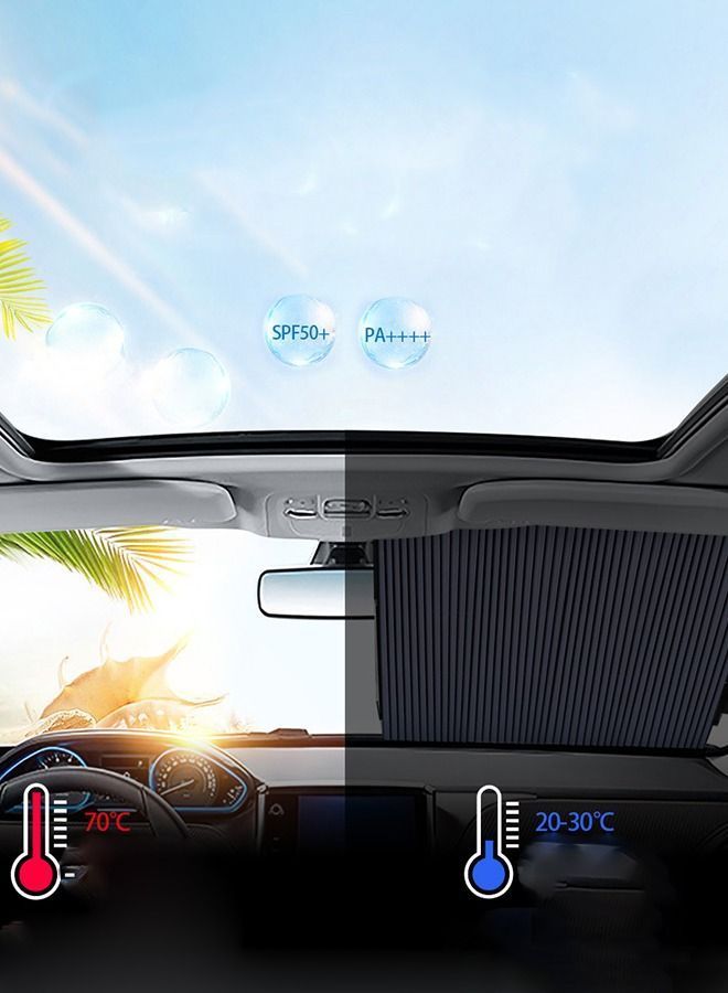 Foldable Car Window Sun Shade For Windshield SUV Truck Sunshade - Image 2