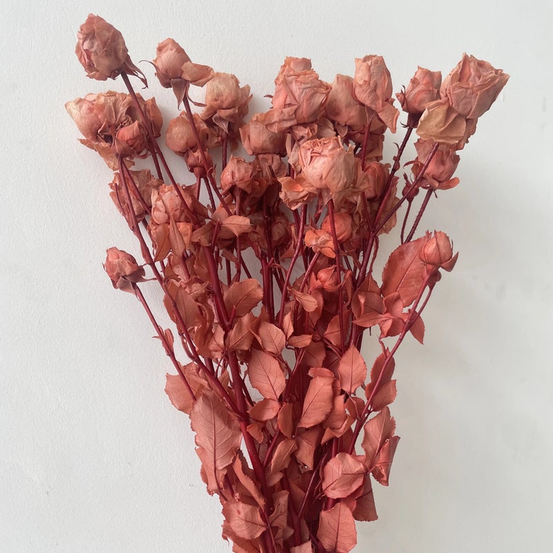 Bluejw Wedding Decorative Natural Floral Arrangements Preserved Rose Dried Flower Bouquet with Dried Plants for Home Decor Centerpieces - Image 1