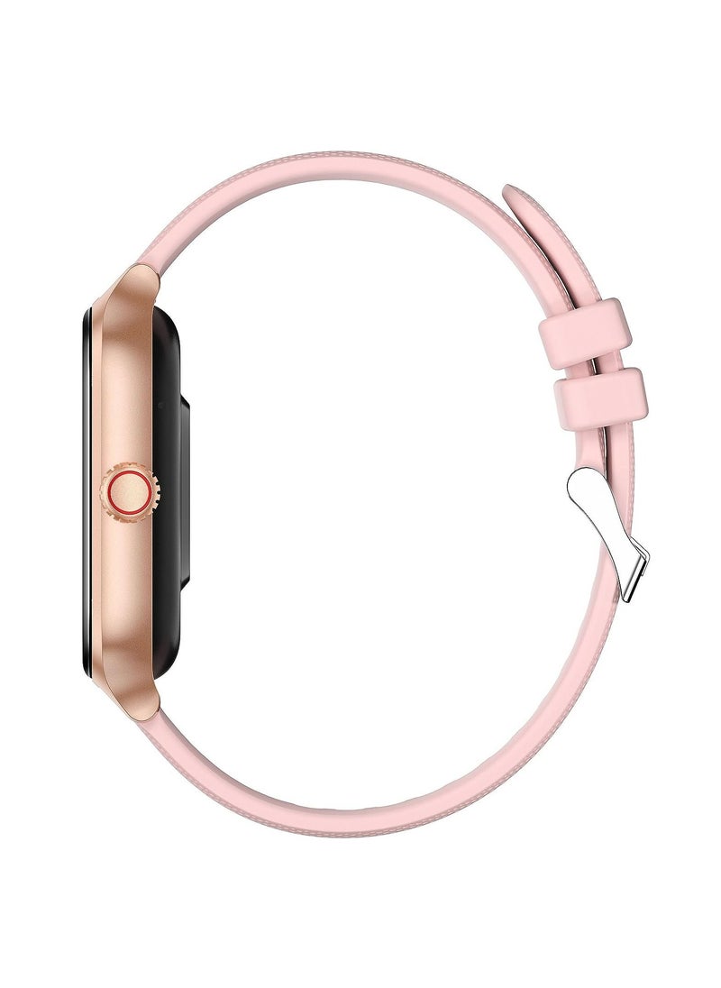 Xcell - Xcell G7 Talk Professional Smart watch,1.96 HD Screen, Heart Rate BP,Oxygen Monitoring, Receive & Make Calls, Water Resistance: IP67,1 Week Battery Life,Compatibility iOS-Android - Pink - Image 1