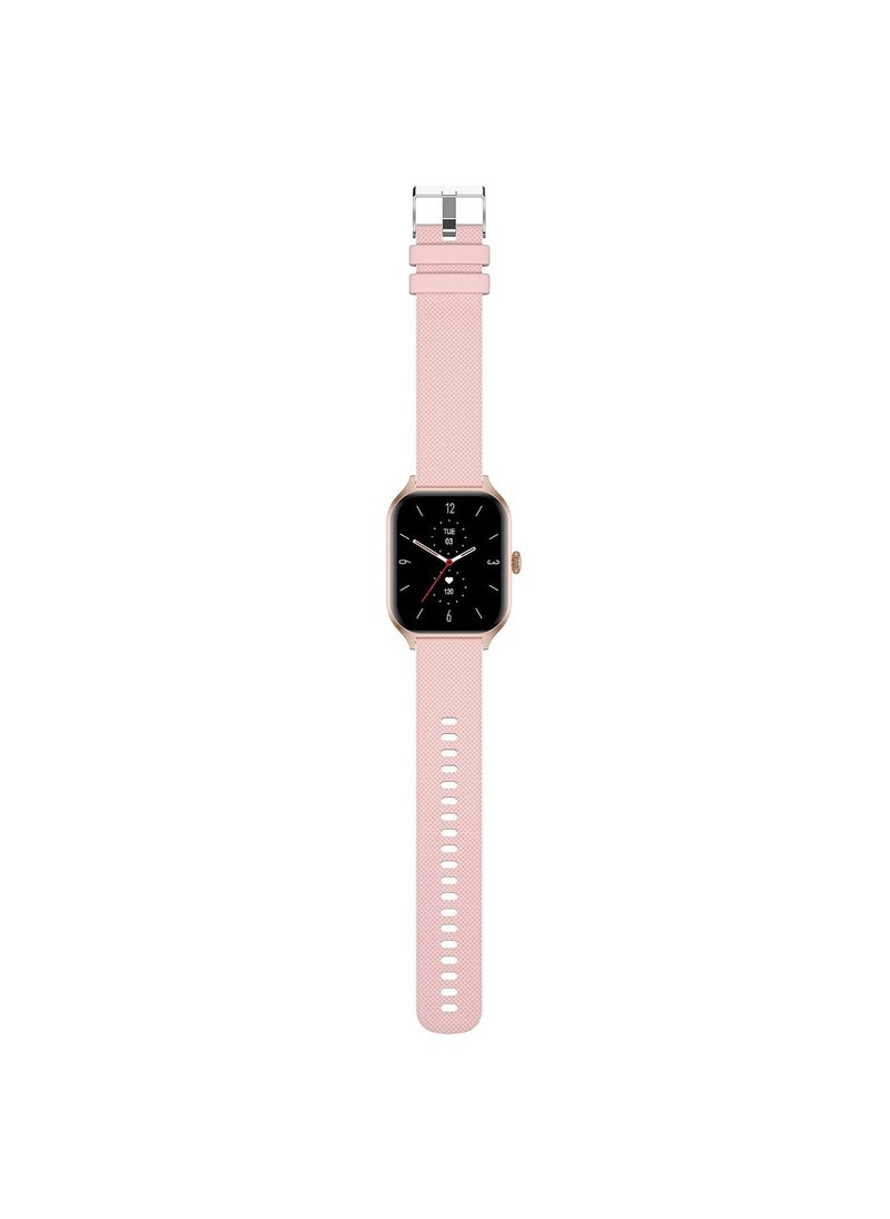 Xcell - Xcell G7 Talk Professional Smart watch,1.96 HD Screen, Heart Rate BP,Oxygen Monitoring, Receive & Make Calls, Water Resistance: IP67,1 Week Battery Life,Compatibility iOS-Android - Pink - Image 1