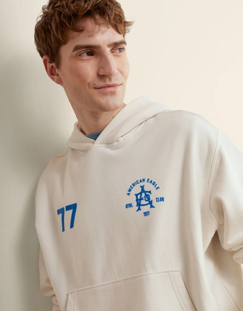 American Eagle  AE Laidback Luxe Heavyweight Hoodie for Men | Best Price UAE
