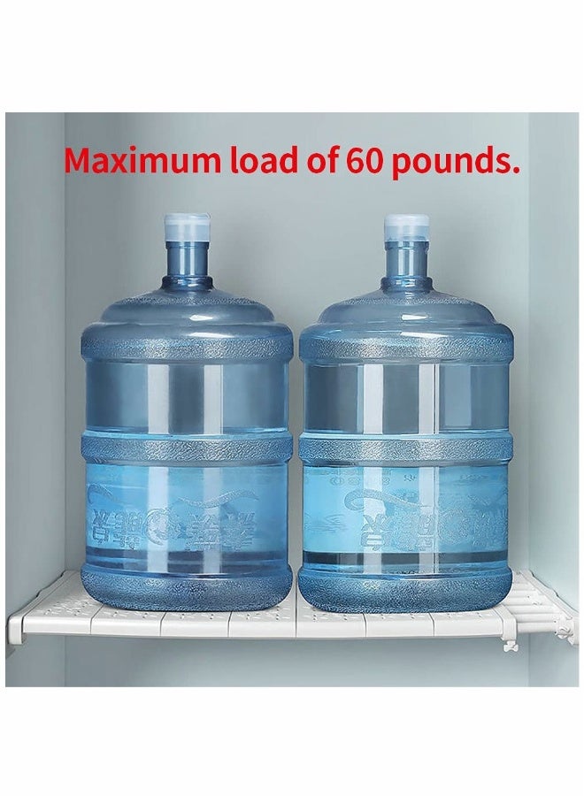 24 قطعة من دبابيس دعم الرف اللاصقة الشفافة - مشابك قوية بدون ثقب للخزائن، والخزائن، والأرفف - دبابيس حاملة متينة لحلول التخزين متعددة الطبقات. - Image 4