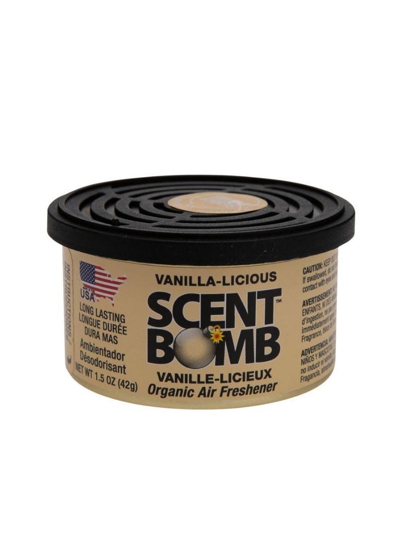 SCENT BOMB Scent Bomb Car Organic Air Freshener Vanilla-Licious 42 g 