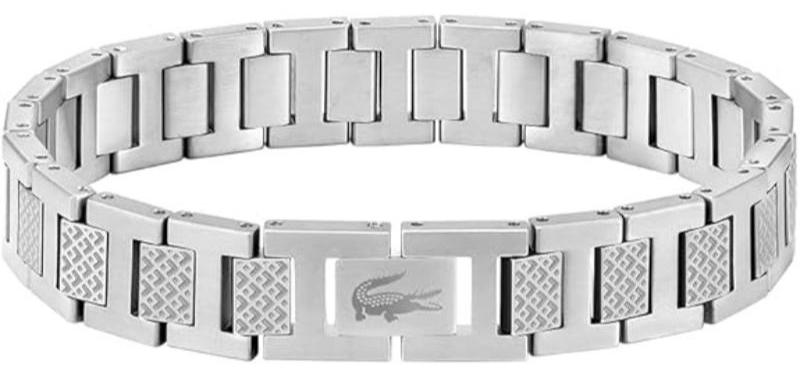 Lacoste men silver bracelet - Image 1
