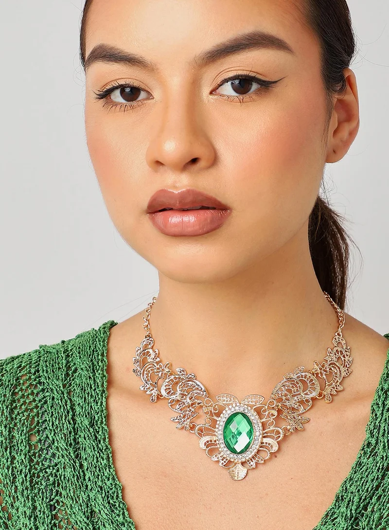 SOHI Party Statement Artificial Necklace Jewellery
