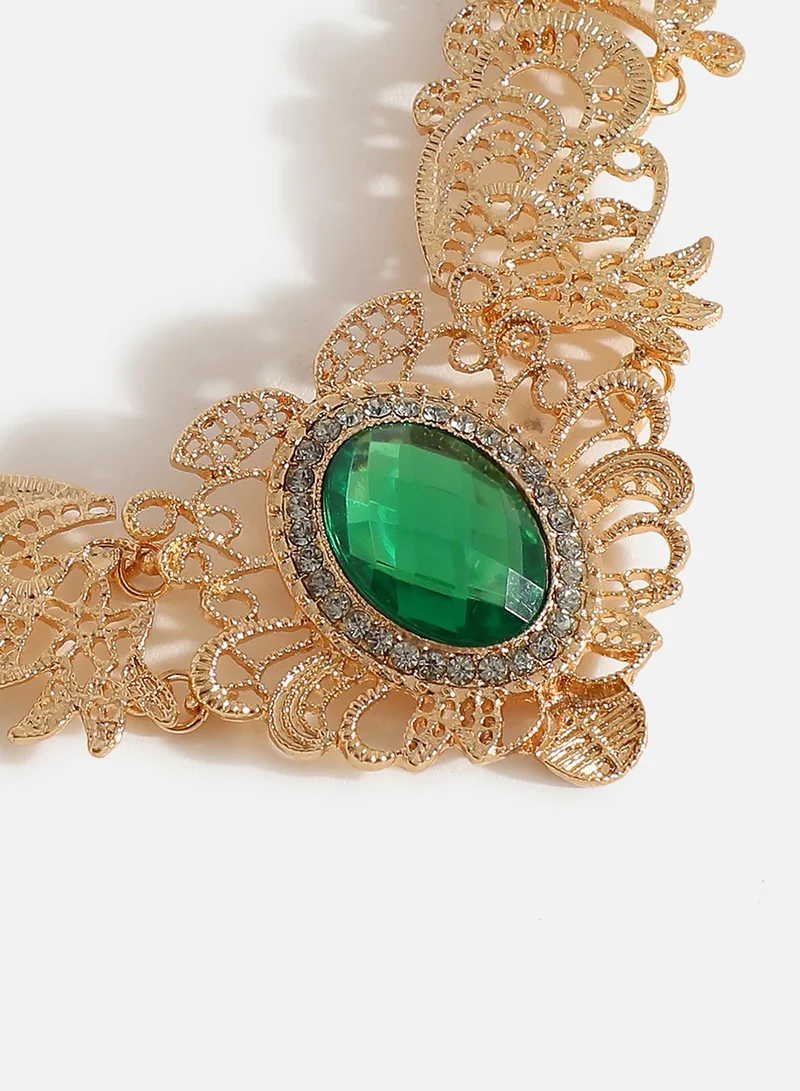 SOHI Party Statement Artificial Necklace Jewellery