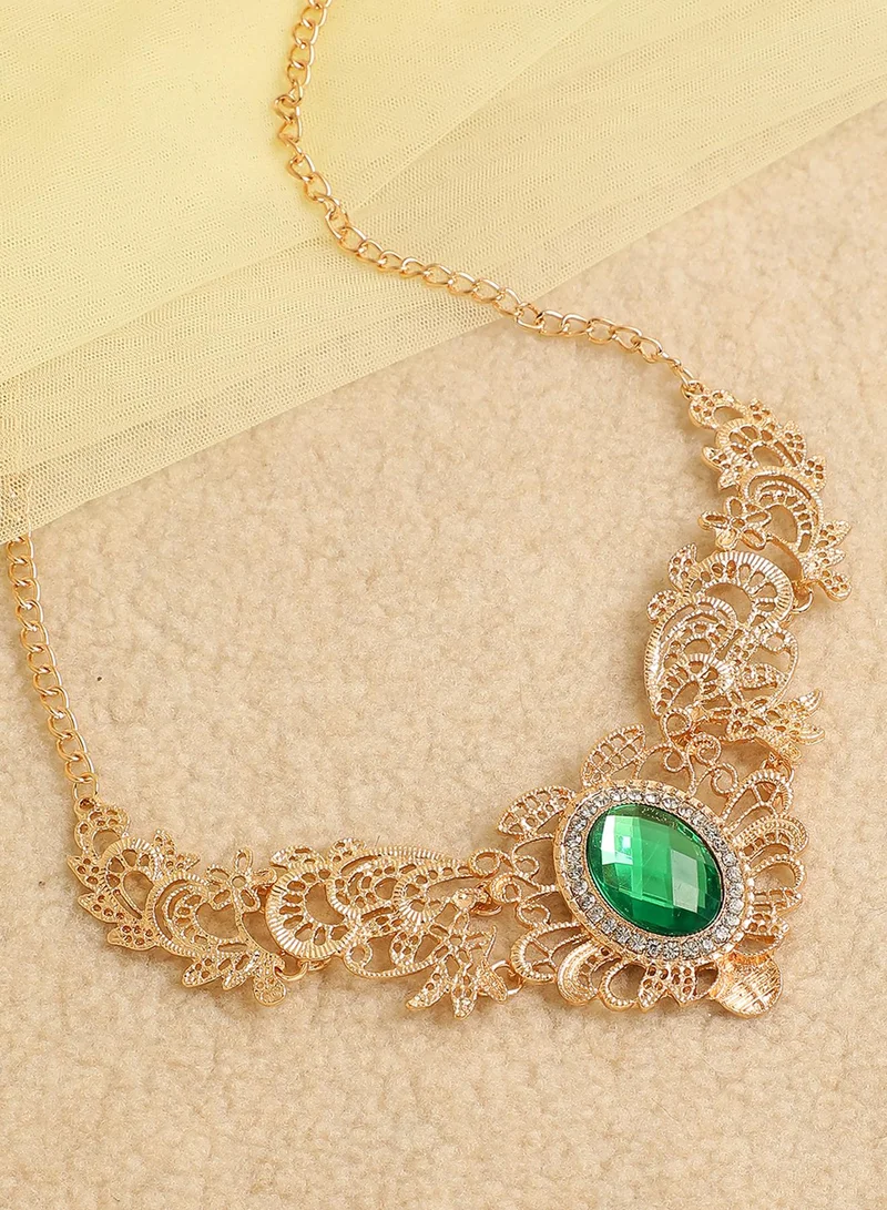 SOHI Party Statement Artificial Necklace Jewellery