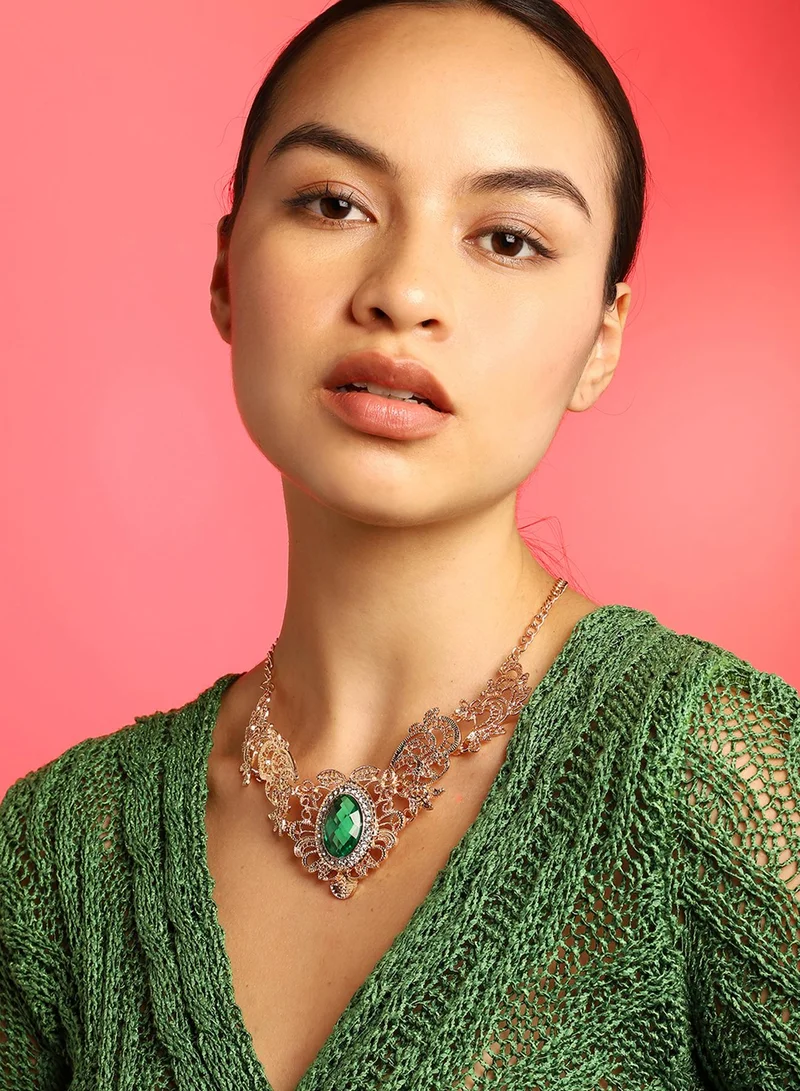 SOHI Party Statement Artificial Necklace Jewellery