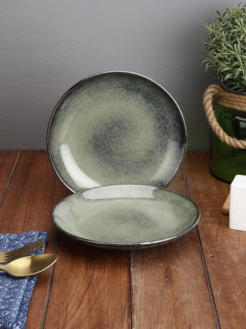 miah decor Miah Décor Studio Pottery 7" Quarter/Side Plate- VIDHUMRA Collection-(Set of 2) - Image 2