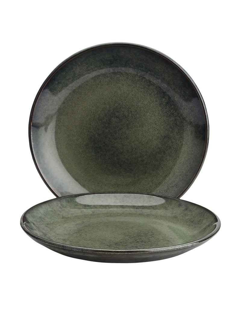 miah decor Miah Décor Studio Pottery 7" Quarter/Side Plate- VIDHUMRA Collection-(Set of 2) - Image 3