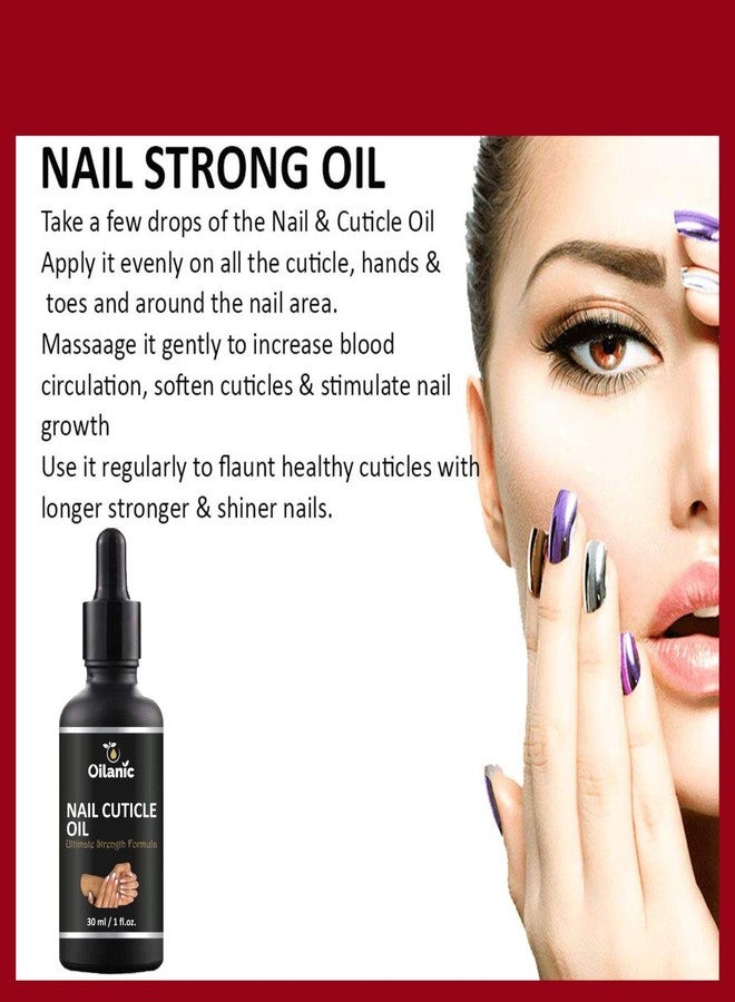 Oilanic Nail Cuticle Oil for Stronger Nails and Healthier Cuticles (Set of 1, 30 ml)|Deep Nourishing and Hydrating Oil for Dry, Cracked and Damaged Cuticles Suitable for Women and Men| - Image 3