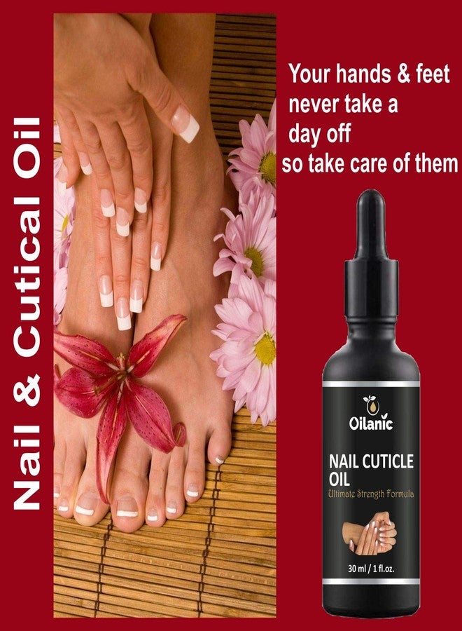 Oilanic Nail Cuticle Oil for Stronger Nails and Healthier Cuticles (Set of 1, 30 ml)|Deep Nourishing and Hydrating Oil for Dry, Cracked and Damaged Cuticles Suitable for Women and Men| - Image 2