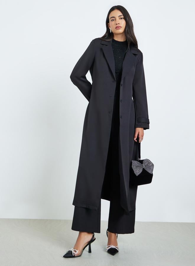 ستايلي كيمونو بحزام وقصة عادية - Image 2