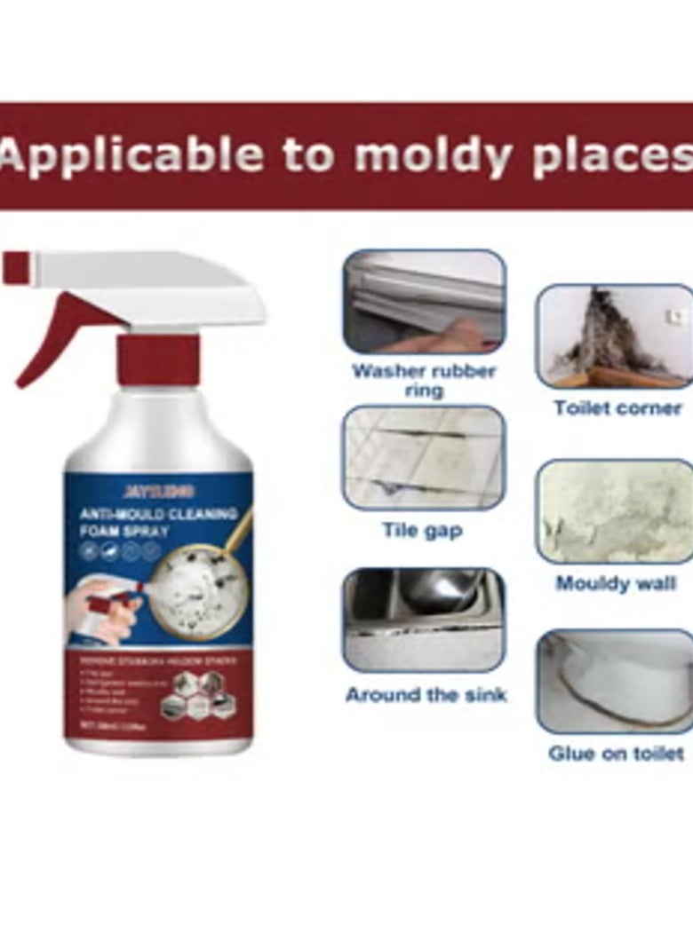 Jaysuing Anti-Mould Cleaning Foam Spray for Living Room,Bathroom Tile wall,Multi-functional Cleaning and Mildew Removal  - Image 3