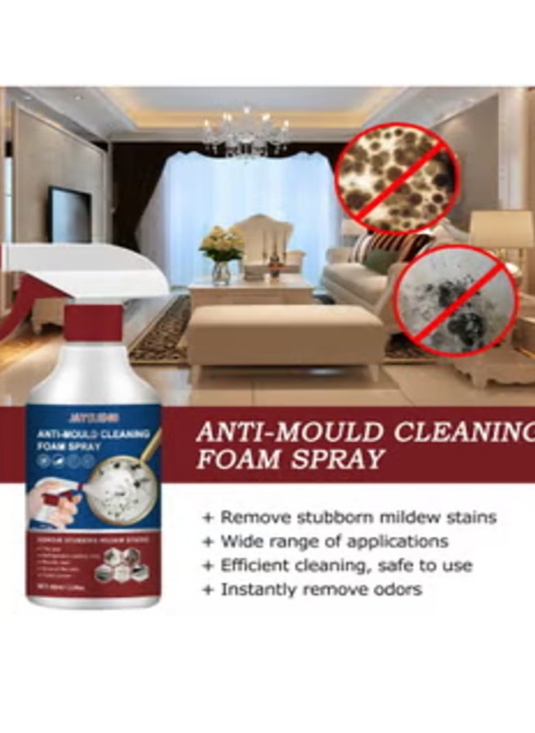 Jaysuing Anti-Mould Cleaning Foam Spray for Living Room,Bathroom Tile wall,Multi-functional Cleaning and Mildew Removal  - Image 2