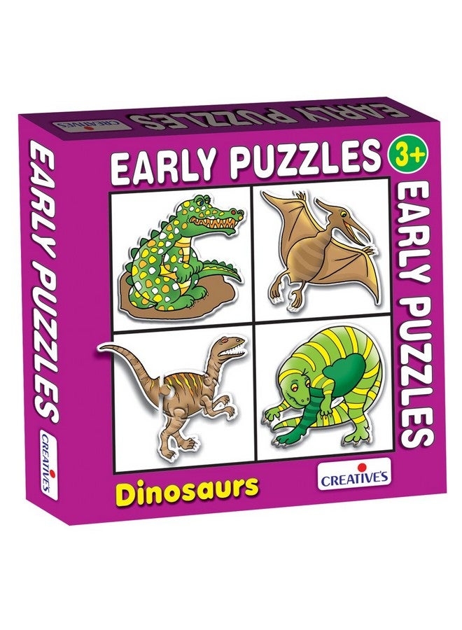 Creative Educational Aids P. Ltd./ Creative's Early Puzzles Step 1 -Dinosaurs Puzzle | Early Puzzles Step -1 Series | Educational Puzzles Game | Fun To Learn Game | Knowledge of Dinosaurs For 3 & Up Kids - Image 1