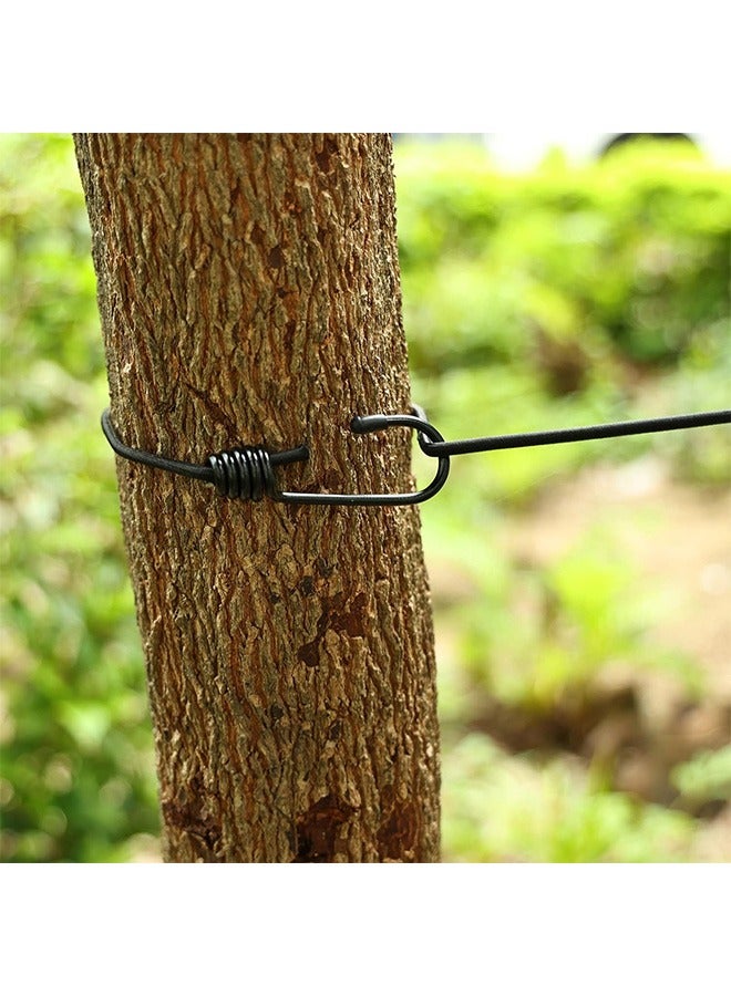 Retractable Travel Clothesline, Portable Clothesline 12 clothespins, Suitable for Indoor and Outdoor, Balcony, Outdoor Camping Use Multicolor - Image 4