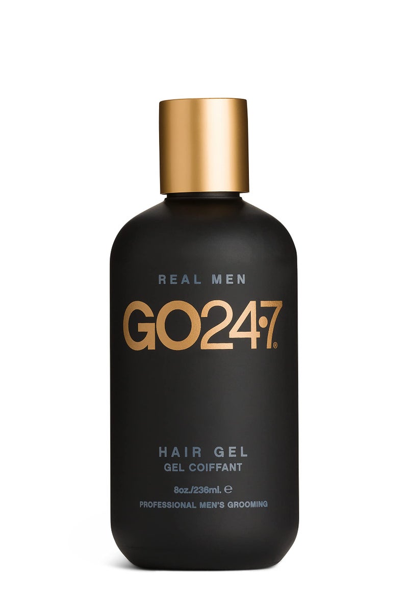 GO247 Hair Gel - Strong Hold, Natural Finish, 8 Oz