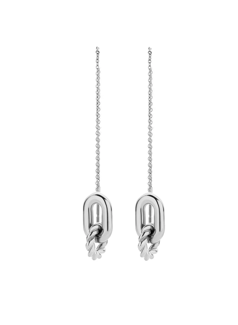 شيروتي 1881 Chiara Silver Timeless and Refined Design Earrings For Women