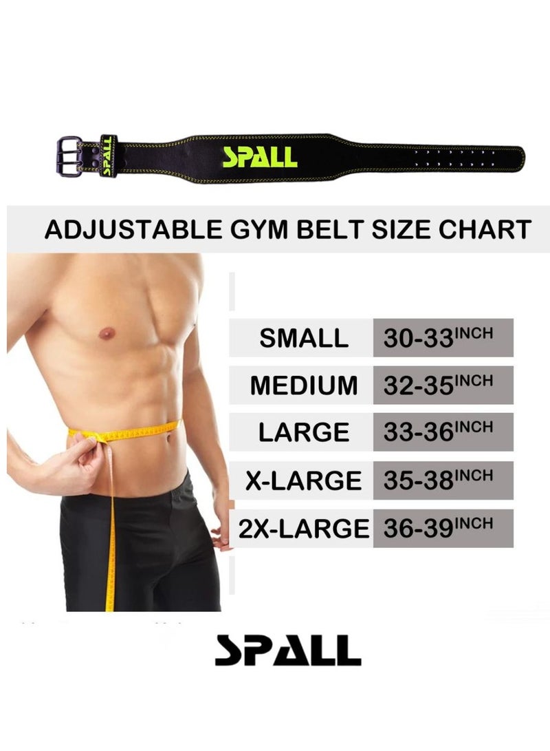 سبال حزام جلد لرفع الأثقال قابل للتعديل 6 بوصة المنزل الجسم الخصر قوة تدريب القرفصاء الصالة الرياضية تجريب اللياقة البدنية معدات رفع الأثقال - Image 3