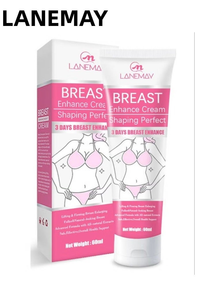لينماي كريم النمو السريع والشد والرفع، مغذي وتجمع الصدر، منحنيات الجسم المثالية 60 مل - Image 1