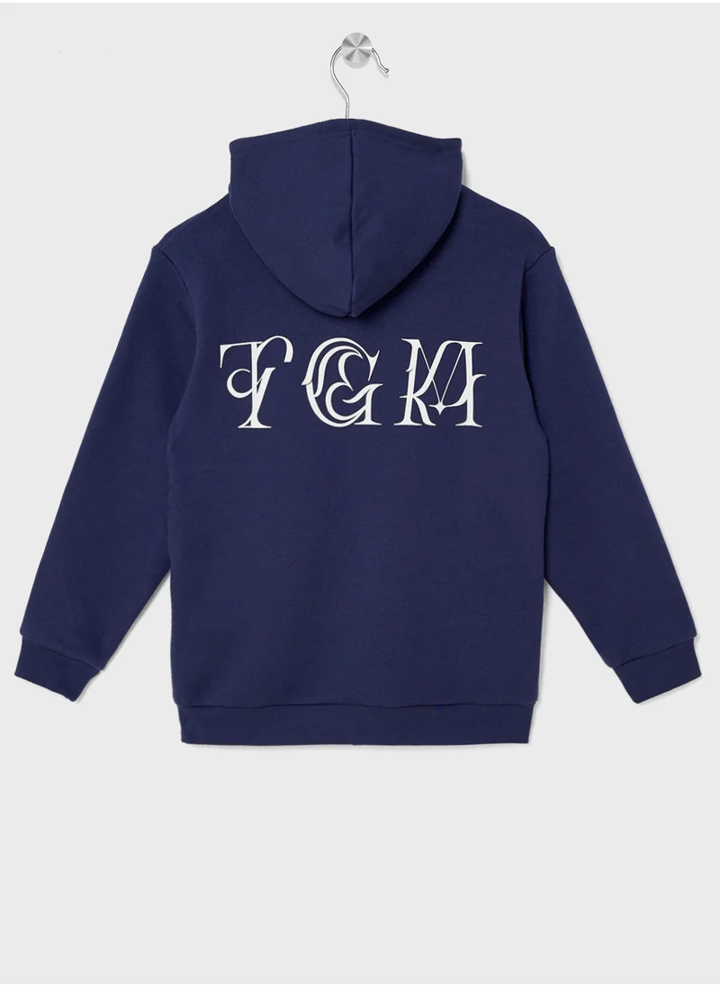 The Giving Movement Kids Logo Printed Hoodie