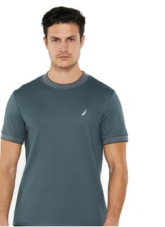 NAUTICA Essential Regular Fit Cotton Blend Logo Crew Neck T-shirt  - Image 5
