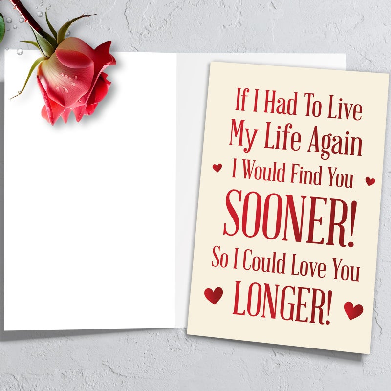 HEJOYN Valentines Day Gifts for Women Men, Valentine's Day Card for Him Her Husband Boyfriend Wife Girlfriend, Mens Valentines Day Gifts - Image 2