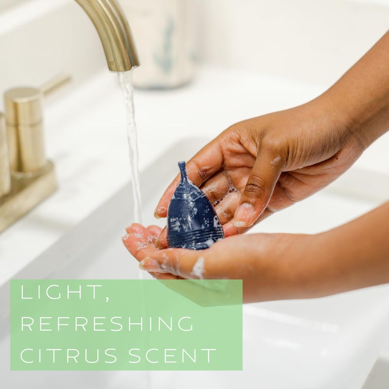 Pixie Cup غسول كوب الحيض - منظف رغوي - مكونات عضوية وطبيعية - المزيد من الغسول في الزجاجة مقارنة بأي علامة تجارية أخرى - الطريقة الصحية والأكثر أمانًا لتعقيم كوب الحيض الخاص بك - Image 5