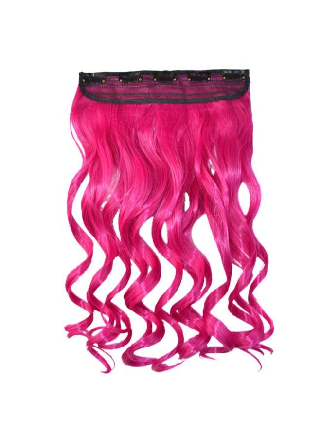 إسكدنيا شعر مستعار طويل ومجعد للحفلات التنكرية وردي 1x1x1سم - Image 1