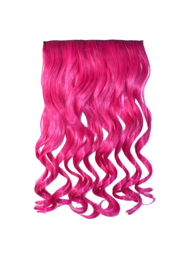 إسكدنيا شعر مستعار طويل ومجعد للحفلات التنكرية وردي 1x1x1سم - Image 2