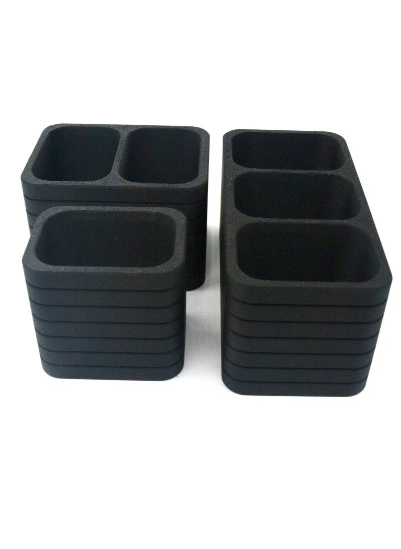3D Brothers - Remote Control Holder Set – 3-Piece Organizer for Up to 6 Remotes - Image 1