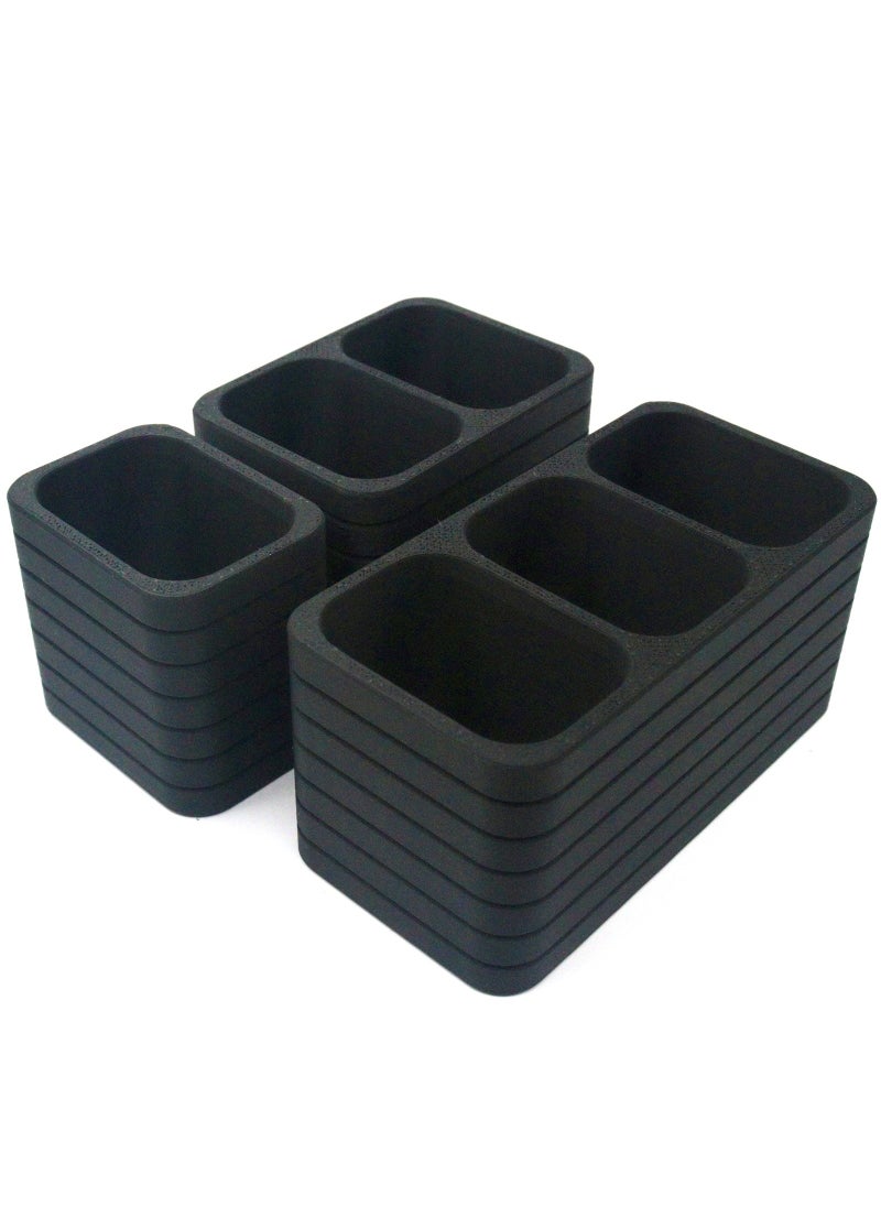 3D Brothers - Remote Control Holder Set – 3-Piece Organizer for Up to 6 Remotes - Image 1