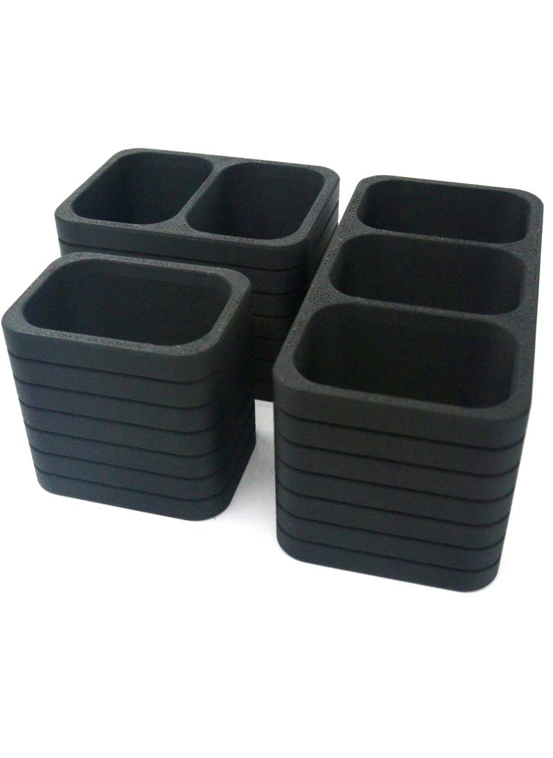 3D Brothers - Remote Control Holder Set – 3-Piece Organizer for Up to 6 Remotes - Image 1