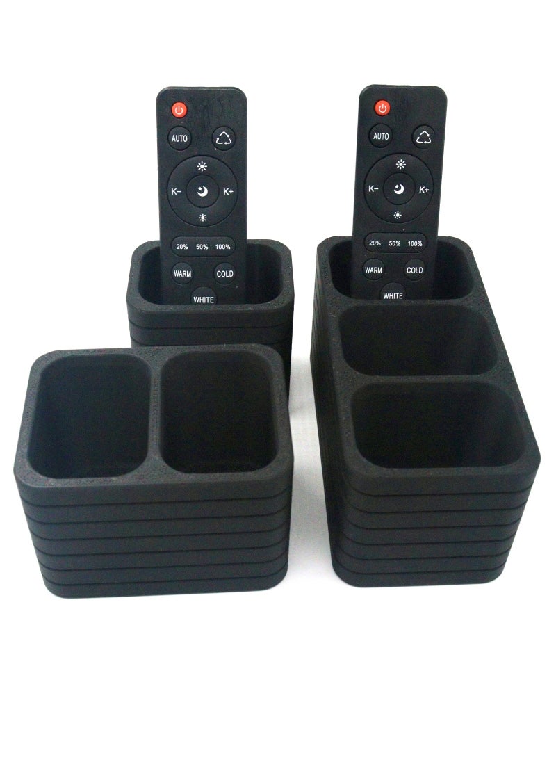 3D Brothers Remote Control Holder Set – 3-Piece Organizer for Up to 6 Remotes  - Image 4