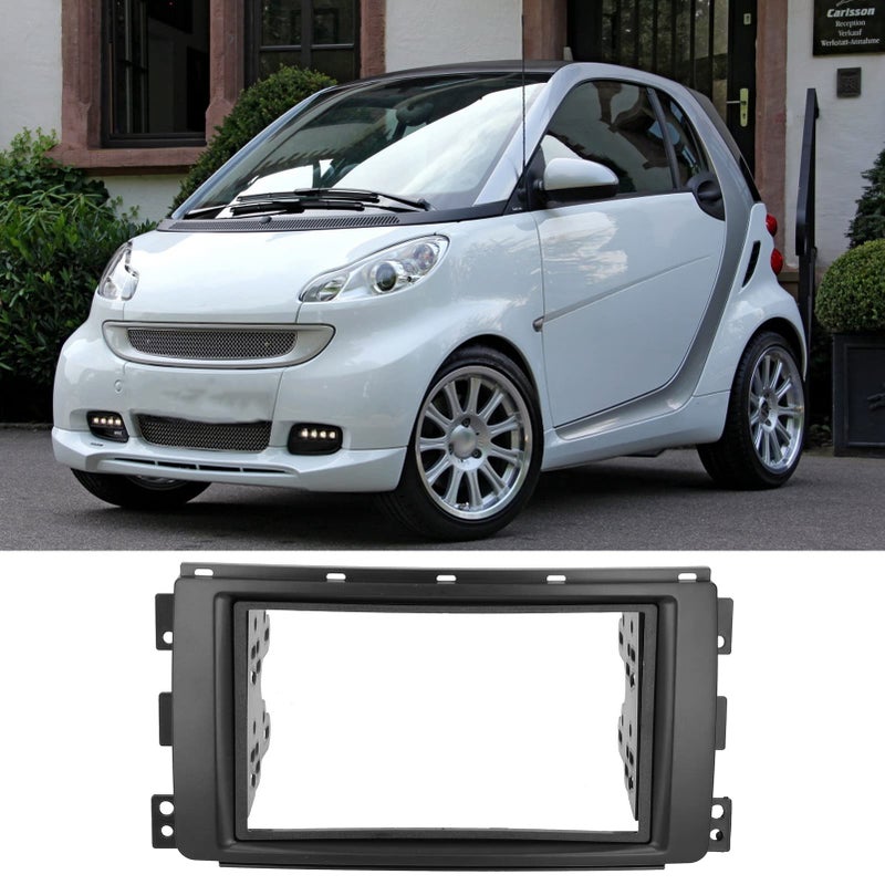 لوحة فاشيا لستيريو سيارة ABS لـ Smart ForTwo 2007-2010، ترقية سهلة التركيب - Image 4