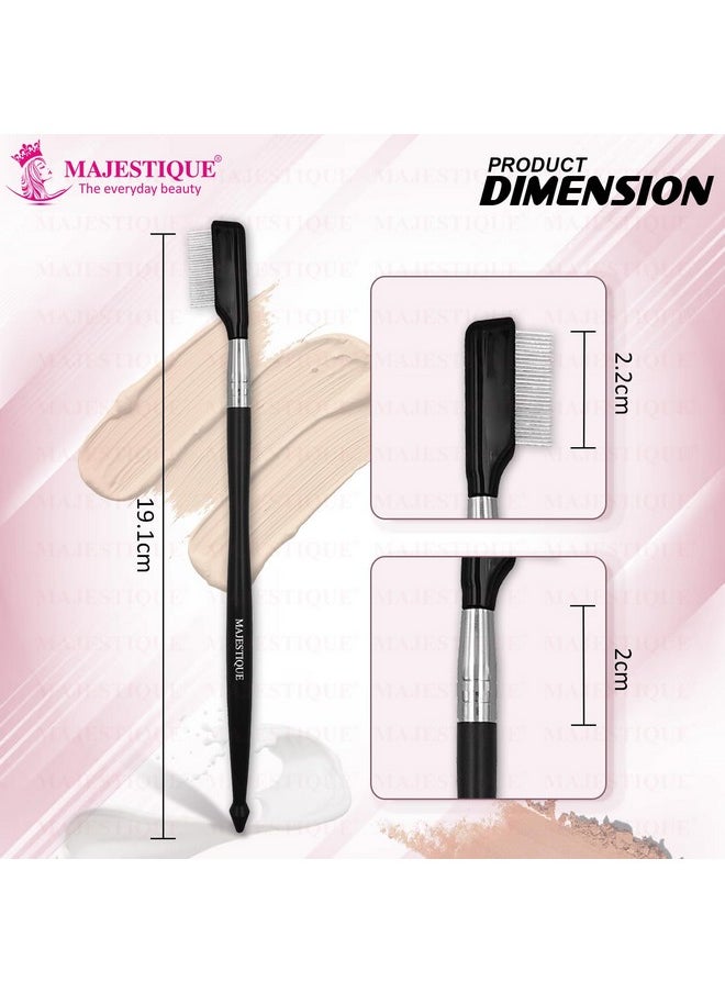 MAJESTIQUE Eyebrow Eyelash Comb Separator Mascara Lift Curl Extension Beauty Cosmetic Tool Fc37  - Image 2