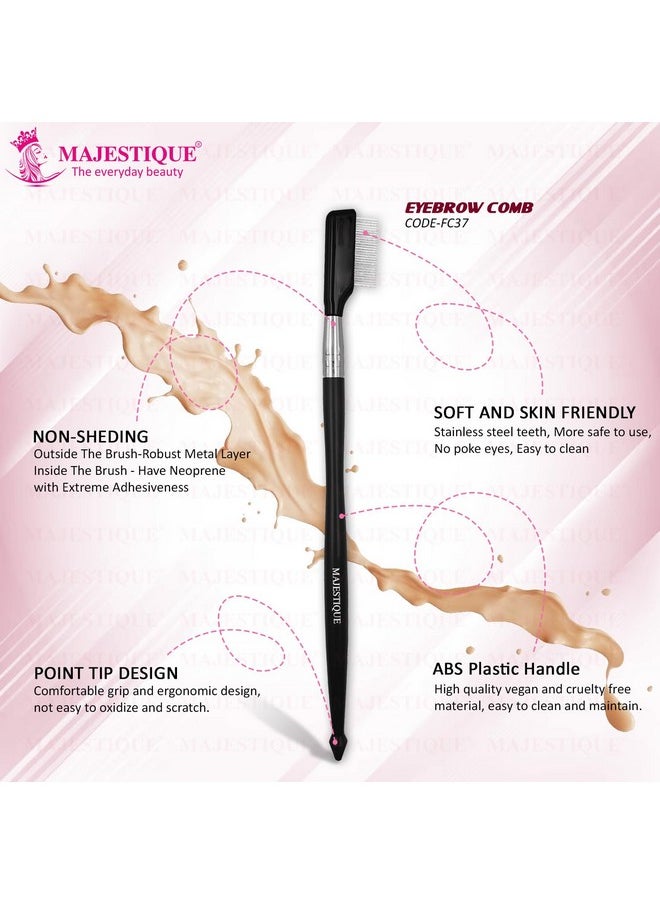MAJESTIQUE Eyebrow Eyelash Comb Separator Mascara Lift Curl Extension Beauty Cosmetic Tool Fc37  - Image 3