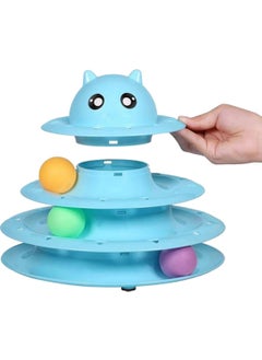 Tower Of Tracks Fun Three-Storey Cat Toy Set Cat Game