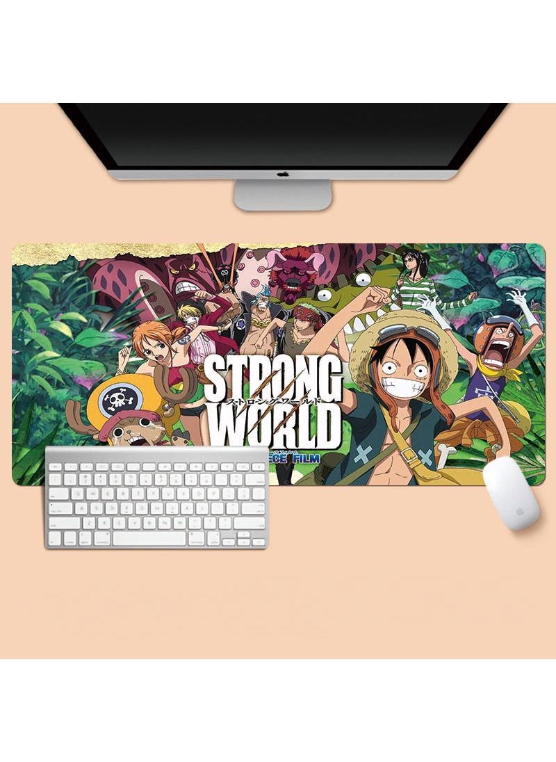 Y&D - One Piece Anime Gaming Mouse Pad Extended Large Mat Desk Pad Stitched Edges Mousepad Long Mouse Pad And Non-Slip Rubber Base Mice Pad 800X300X4mm - Image 1