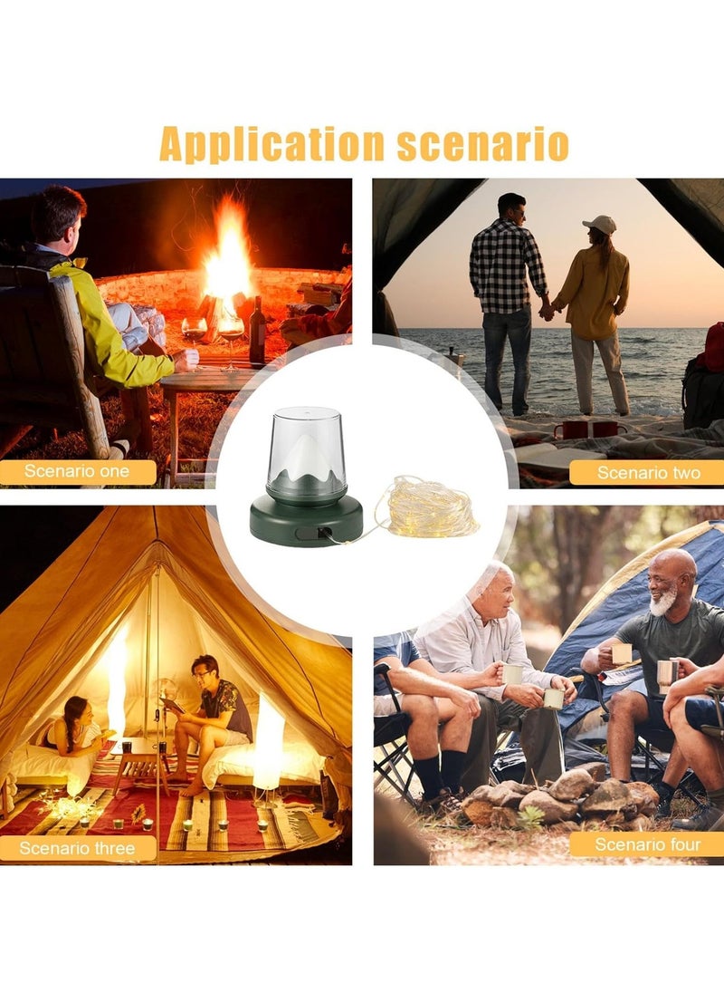 CMGTYYD - Portable Camping String Lights Led Camping String Lights 2 in 1 Camping Lantern 32.8ft Camping String Lights, Camping Lantern with Lighting Modes, Rechargeable Outdoor String Lights for Outdoor - Image 1