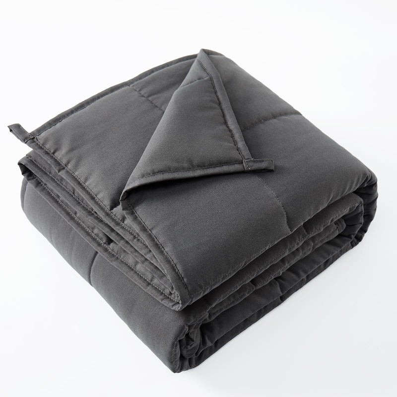 HOSUKKO Weighted Blanket  Weighted Blanket 5 lbs Grey Heavy Blanket  Breathable Blanket36  48 inches 5 lbs