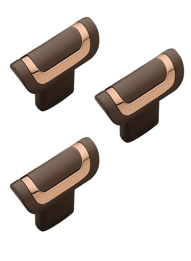 مقبض درج/مقبض باب/مقابض أدراج/مقبض للدرج/أثاث منزلي وديكور داخلي/مصنوع من سبائك الزنك (برونز جرافيت/بني جرافيتي) عبوة من 3 قطع - Image 1